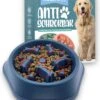 Anti Schrokbak Hond – Voerbak Honden – Slow Feeder – Anti Schrok Voerbak – Slow Bowl - Blauw -Huisdier Verkoop 1001x1200 3