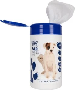 Show Tech - Oordoekjes Hond - 60 Stuks - Oorreiniger Hond - Oorcleaner Hond