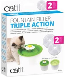 Catit Filters Triple Action 2 Pack - Kanttendrinkbak - 4 X 14.5 X 17.5 Cm Wit -Huisdier Verkoop 1004x1200 2