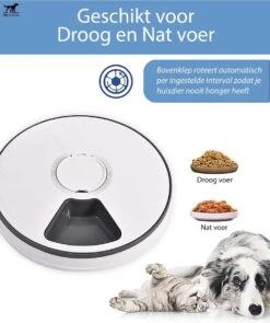 PetFriends Automatische Voerbak Voor Hond En Kat - Incl. Batterijen - Voerautomaat Met 6 Compartimenten - 24 Uurs Timer - Elektrische Voederbak -Huisdier Verkoop 1005x1200 2