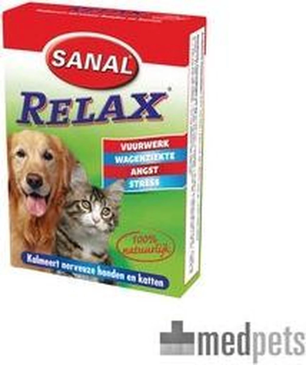 Sanal Relax Tablet - Antistressmiddel Kat/Hond - 15 Stuks 9 Sanal Relax Tablet - Antistressmiddel Kat/Hond - 15 Stuks - Afbeelding 7