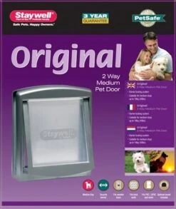 Petsafe 757 Hondenluik - Medium - Zilver/Tranparant -Huisdier Verkoop 1010x1200 3