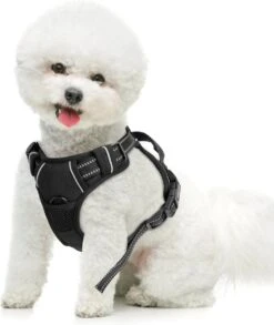 Nobleza 42ZHW - Hondenharnas - Hondentuigje - Anti Trek - S - Zwart