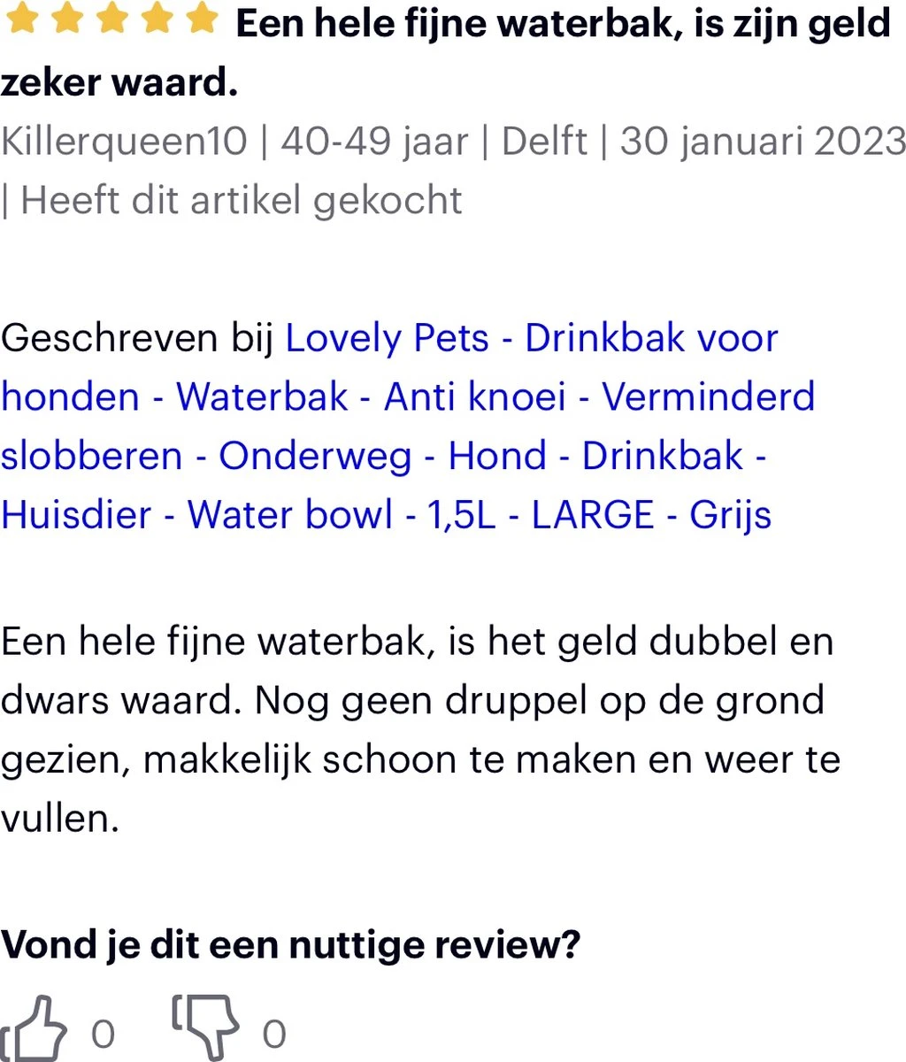 Lovely Pets - Drinkbak Hond - Drinkbak Voor Honden - Waterbak - Anti Knoei - Verminderd Slobberen - Onderweg - Hond - Drinkbak - Huisdier - Water Bowl - Roadrefresher - LARGE - Roze 7 Lovely Pets - Drinkbak Hond - Drinkbak Voor Honden - Waterbak - Anti Knoei - Verminderd Slobberen - Onderweg - Hond - Drinkbak - Huisdier - Water Bowl - Roadrefresher - LARGE - Roze - Afbeelding 5