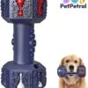 PetPetrol Honden Speelgoed -Dumbbell -Geschikt Voor Kleine En Middelgrote Honden- Tanden Schoonmaken- Kauwen- Haltervorm- Blauw- Natuurrubber Met Ananas Smaak -Huisdier Verkoop 1025x1200
