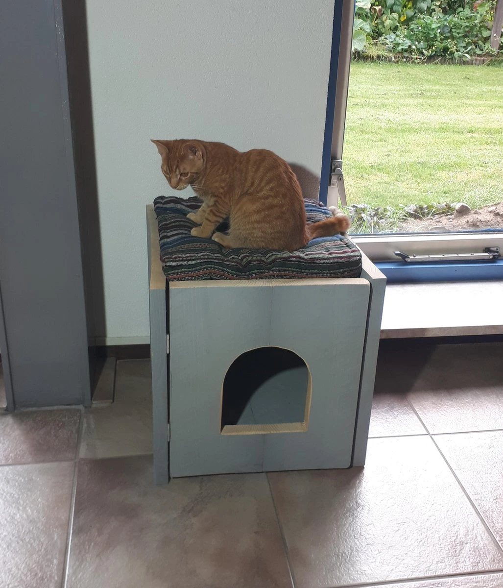 Bronneger Exclusive - Kattenhuis - XXL - Kattenbak Ombouw Kast - Kattenmand 8 Bronneger Exclusive - Kattenhuis - XXL - Kattenbak Ombouw Kast - Kattenmand - Afbeelding 6