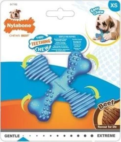 Nylabone Flexi Voor Honden Puppy Teething X Bone Beef Tot 11 Kg 17 Nylabone Flexi Voor Honden Puppy Teething X Bone Beef Tot 11 Kg -Huisdier Verkoop 1028x1200 4