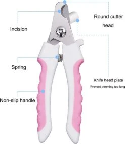 Merkloos Professionele Nagelschaar - Dieren Nagelschaar - Roze - Honden Nagelknipper - Hondennagels - Honden Knip Schaar - Honden Knipsch -Huisdier Verkoop 1043x1200 1