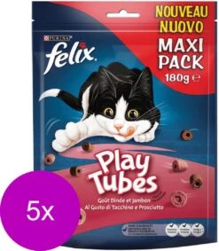 Felix PlayTubes - Kattensnacks Kalkoen & Ham - 5 X 180g 14 Felix PlayTubes - Kattensnacks Kalkoen & Ham - 5 X 180g -Huisdier Verkoop 1047x1200 6