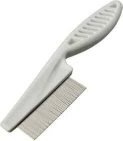 Merkloos Vlooienkam | Netenkam | Geschikt Voor Honden En Katten | 14cm | Wit