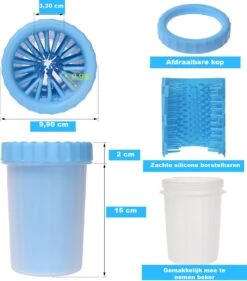 Merkloos Hondenpoot Reiniger - Hondenborstel - Borstel Hond / Kat - Hondenpoten Reiniger - Huisdier Poot Wassen - Borstel - Hondenverzorging - Verzorging Hond - Honden Wassen - Schoonmaak Borstel - Kattenborstel -Huisdier Verkoop 1054x1200