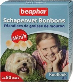 Beaphar Schapenvet Bonbons Knoflook Mini - 245 G