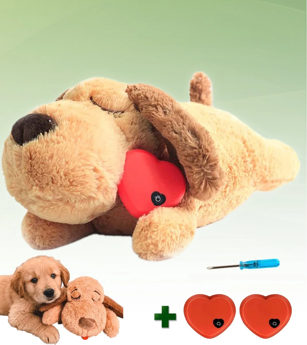 Woefie Hondenknuffel Met Hartslag - Puppyknuffel - Pluche- Puppy Speelgoed- Snuggle Puppy Xl- Knuffel Hond- Baby Knuffel- Knuffel Met Hartslag - Moederhond - Gratis E-Boek - Gratis Schroevendraaier 3 Woefie Hondenknuffel Met Hartslag - Puppyknuffel - Pluche- Puppy Speelgoed- Snuggle Puppy Xl- Knuffel Hond- Baby Knuffel- Knuffel Met Hartslag - Moederhond - Gratis E-Boek - Gratis Schroevendraaier