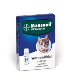 Mansonil All Worm Cat Ontworming - Kat - 2 Tabletten 19 Mansonil All Worm Cat Ontworming - Kat - 2 Tabletten -Huisdier Verkoop 1072x1200 7