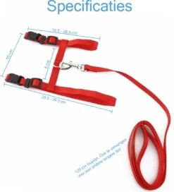 Kattentuigje Met Looplijn Kattenharnas Katten Riem Met Looplijn Kat Verstelbaar - Rood 8 Kattentuigje Met Looplijn Kattenharnas Katten Riem Met Looplijn Kat Verstelbaar - Rood -Huisdier Verkoop 1088x1200 5