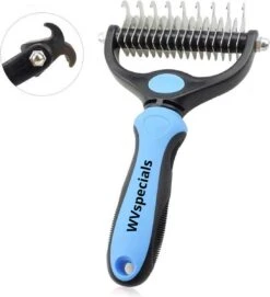 Professionele 2-Zijdige Ondervacht Kam Voor Hond En Kat – Hondenborstel – Kattenborstel - Hondenkam –Anti Klit - Haarverwijderaar Voor Huisdieren - Pijnloos - – Klittenkam – Verwijdert Klitten – Voorkomt Haaruitval – Black Friday - Sinterklaas -Huisdier Verkoop 1093x1200 1