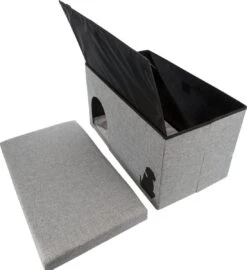 Trixie Kattenhuis Kimy Grijs 70X40X40 CM -Huisdier Verkoop 1097x1200 3