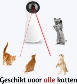 Merkloos Automatisch Kattenspeeltje Laser Intelligent Interactief Voor Katten – Laser Kat – 3 Verschillende Standen – Incl. Oplaadkabel – Geruisloze Motor -Huisdier Verkoop 1098x1200 7