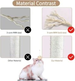 Exxen Kattenboom Kat Klimtoren Kat Krabpaal Toren Voor Grote Kleine Katten Kitten Condo Met Hangmat Bed -Huisdier Verkoop 1105x1200 9