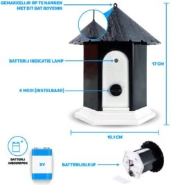 Vulpes Pets® Anti Blaf Apparaat Pro - Anti Blafband Voor Alle Honden - Luxe Hondentrainer - Diervriendelijk & Zonder Schok - Inclusief 9V Batterij - Waterbestendig - Ophangbaar - Instelbare Ultrasone Niveauregeling - 4 Standen -Huisdier Verkoop 1111x1200 2