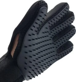 Borstel Voor Huisdieren - 2 Stuks LINKS + RECHTS - Voor Elke Vacht - Silicone - Vachtborstel - Borstel Handschoen - Zwart- ODaani -Huisdier Verkoop 1112x1200 2