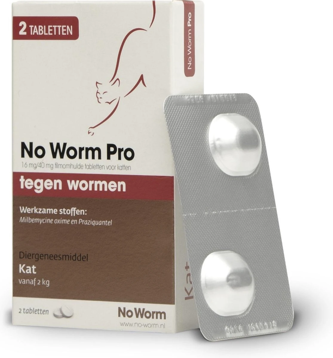 Exil No Worm Pro - Kat - 2 Tabletten 5 Exil No Worm Pro - Kat - 2 Tabletten - Afbeelding 3