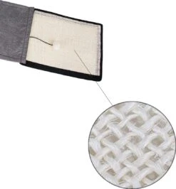 Merkloos Krabmat Voor Katten - Wit / Grijs - 117 X 23 Cm - Bankbeschermer - Krabplank Met Speelbal - Krab Lounge Voor Katten Krabplank - Krabtapijt Voor Kat -Huisdier Verkoop 1115x1200 8