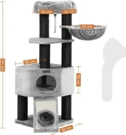 MIRA Home Krabpaal – Poezen Krabpaal – Pluche - Grijs – 52x52x42 11 MIRA Home Krabpaal – Poezen Krabpaal – Pluche - Grijs – 52x52x42 -Huisdier Verkoop 1118x1200 8