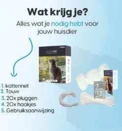Kattennet Voor Balkon 4x10 Meter - Katten Gaas - Kattennet Balkon - Katten Net - Transparant -Huisdier Verkoop 1123x1200 7