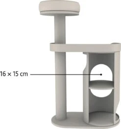 Trixie Krabaal Falco Lichtgrijs/Bruin - 70X38X117 CM 21 Trixie Krabaal Falco Lichtgrijs/Bruin - 70X38X117 CM -Huisdier Verkoop 1126x1200 6