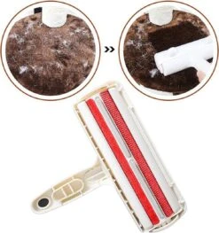 Merkloos Hoogwaardige Huisdierhaar Verwijderaar - Beste Oplossing Tegen Huisdierharen - Hondenhaar Verwijderaar - Kattenhaar Verwijderaar - Pluizenborstel - Haren Verwijderen - Ontharingsborstel - Haarvanger - Wit -Huisdier Verkoop 1127x1200 1