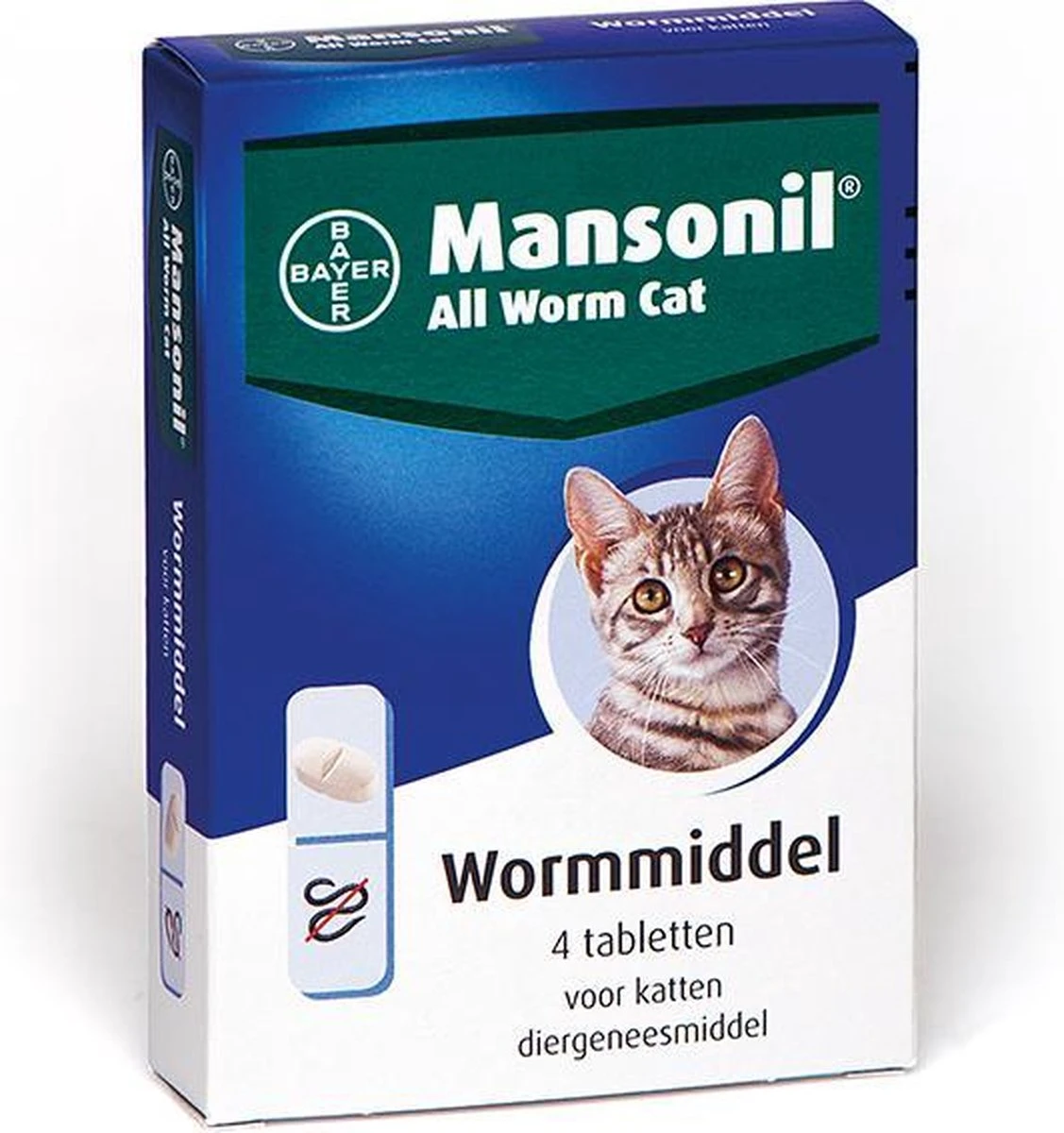 Mansonil All Worm Cat Ontworming - Kat - 4 Tabletten 9 Mansonil All Worm Cat Ontworming - Kat - 4 Tabletten - Afbeelding 7