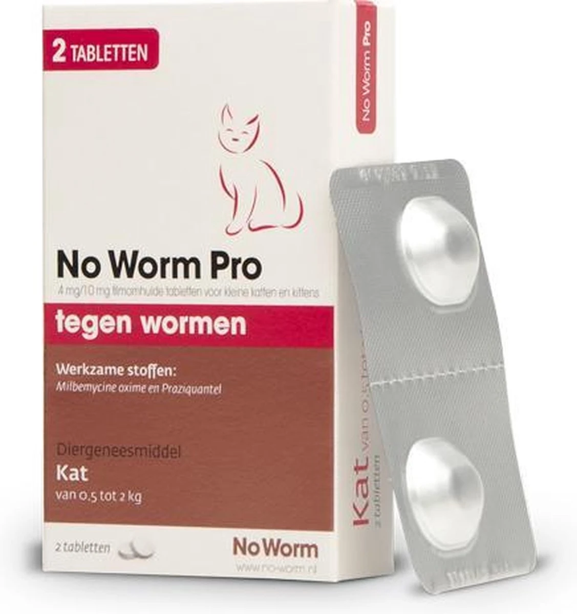 No Worm Pro Kat & Kitten - Anti Wormenmiddel - 2 X 2 Tab Vanaf 0.5 Kg Vanaf 6 Weken 8 No Worm Pro Kat & Kitten - Anti Wormenmiddel - 2 X 2 Tab Vanaf 0.5 Kg Vanaf 6 Weken - Afbeelding 6