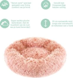 Studio Proud - Donut Mand - Honden En Katten Slaapbed - 50 Cm Roze - Pluche Hondenmand - Verkrijgbaar In Verschillende Maten En Kleuren -Huisdier Verkoop 1131x1200 2