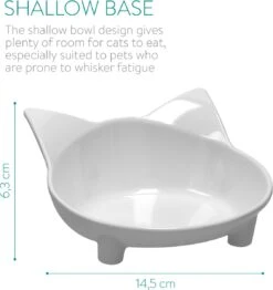 Navaris Voerbakjes Voor Katten - Set Van 3 Voer- En Waterbakken - Met Kattenkopjes Vorm - Antislip - Etensbakjes In Grijs, Wit En Zwart 10 Navaris Voerbakjes Voor Katten - Set Van 3 Voer- En Waterbakken - Met Kattenkopjes Vorm - Antislip - Etensbakjes In Grijs, Wit En Zwart -Huisdier Verkoop 1133x1200 5