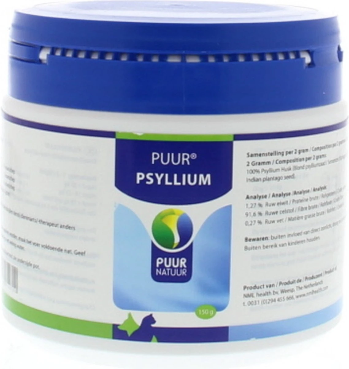 Puur Psyllium Voor Hond En Kat - 1 St à 150 Gr 6 Puur Psyllium Voor Hond En Kat - 1 St à 150 Gr - Afbeelding 4