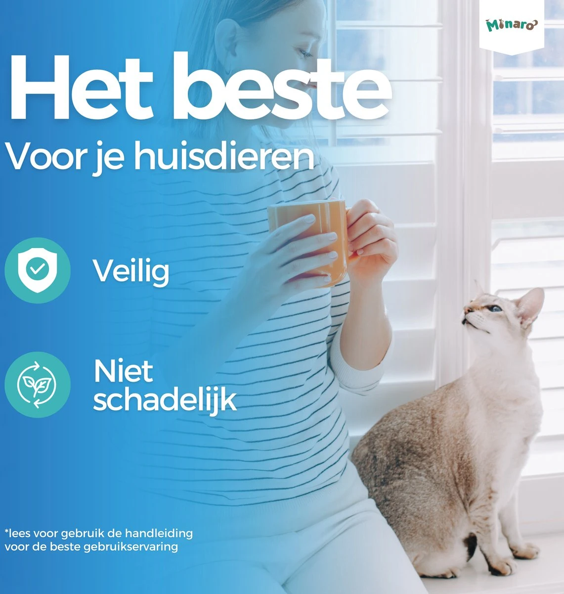 Minaro - Drinkfontein Kat - Drinkfontein Hond & Kat - Inclusief 4 Filters - Kattenfontein - Ultra Stil - Geruisloos - 2.5 Liter - Drinkbak Voor Dieren - Wit & Blauw 9 Minaro - Drinkfontein Kat - Drinkfontein Hond & Kat - Inclusief 4 Filters - Kattenfontein - Ultra Stil - Geruisloos - 2.5 Liter - Drinkbak Voor Dieren - Wit & Blauw - Afbeelding 7