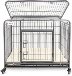 MaxxPet Hondenbench - Bench - Bench Voor Honden - Hondenbench Opvouwbaar - Incl. Plaid - Verrijdbaar - 79 X 48 X 61 Cm -Huisdier Verkoop 1146x1200 12