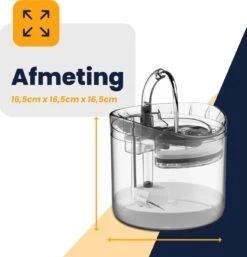 MIRO Luxe Drinkfontein - Drinkbak - Katten & Honden - Plug & Play - Zeer Stil - Met Sensor - 1.8 Liter Inhoud - + Extra Filter - Nederlandse Handleiding -Huisdier Verkoop 1153x1200 4