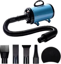 Merkloos Edward&DeVries Professionele Hondenföhn Met 4 Opzetstukken – Waterblazer Voor Honden – Stil Design – Krachtig + Extra Filter & Droogdoek - Blauw -Huisdier Verkoop 1154x1200 3