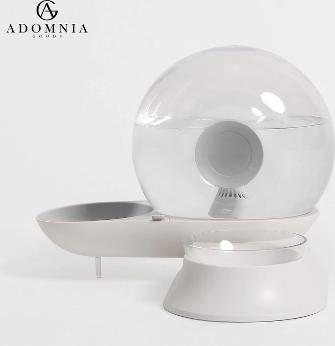 AdomniaGoods - Automatische Katten Voerbak - Antislip Honden Voerbak - Unique Transparant/grijs Design - Altijd Hygiënisch Schoon Water! 7 AdomniaGoods - Automatische Katten Voerbak - Antislip Honden Voerbak - Unique Transparant/grijs Design - Altijd Hygiënisch Schoon Water! - Afbeelding 5