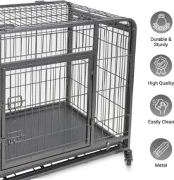 MaxxPet Hondenbench - Bench - Bench Voor Honden - Hondenbench Opvouwbaar - Incl. Plaid - Verrijdbaar - 79 X 48 X 61 Cm -Huisdier Verkoop 1161x1200 10