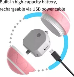 Merkloos Slimme Interactieve Zelf Rollende Bal Voor Honden - 3 Speelmodi - Honden Speelgoed - Hondenspeeltjes - USB Oplaadbaar - Met Afstandsbediening - Intelligente Automatische Roterende Waterproof Led Bal Met Afstandsbediening - Oranje -Huisdier Verkoop 1161x1200 7