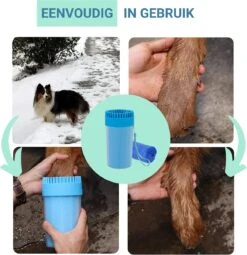TIKKENS Hondenpoten Reiniger 2-in-1 - Hondenborstel - Hondenpoot Reiniger - Huisdier Poot Wassen - Hondenverzorging - Honden Wassen - Inclusief Microvezeldoek - XL -Huisdier Verkoop 1163x1200