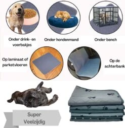 Sharon B - Puppy Training Pad - Plasmat - Beige Met Botjesprint - 80x90 Cm - Hondentoilet - Herbruikbaar - Wasbaar 17 Sharon B - Puppy Training Pad - Plasmat - Beige Met Botjesprint - 80x90 Cm - Hondentoilet - Herbruikbaar - Wasbaar -Huisdier Verkoop 1167x1200 4
