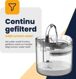 MIRO Luxe Drinkfontein - Drinkbak - Katten & Honden - Plug & Play - Zeer Stil - Met Sensor - 1.8 Liter Inhoud - + Extra Filter - Nederlandse Handleiding -Huisdier Verkoop 1168x1200 6