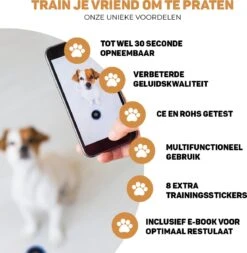 Vulpes Pets® PRO Praatknop Voor Honden - Dogbuttons - Laat Uw Huisdier Spreken - Hondenspeelgoed - Honden Training - Incl. E-Book & Trainingsstickers 16 Vulpes Pets® PRO Praatknop Voor Honden - Dogbuttons - Laat Uw Huisdier Spreken - Hondenspeelgoed - Honden Training - Incl. E-Book & Trainingsstickers -Huisdier Verkoop 1171x1200 4