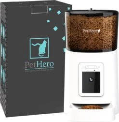 PetHero 3 Voerautomaat Wit - Verstelbare Camera - Smartphone Besturing - Automatische Voerbak Voor Kat Of Hond - 6.0 L -Huisdier Verkoop 1174x1200 5