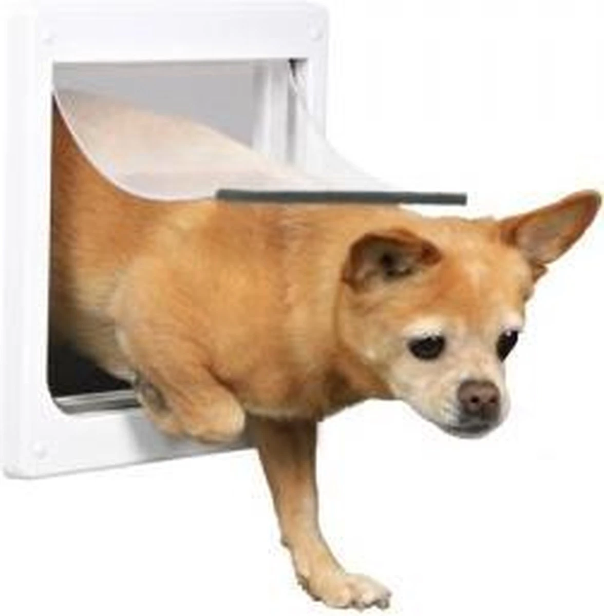 Trixie 2-Weg Hondenluik Wit - XS-S 25 X 29 CM 6 Trixie 2-Weg Hondenluik Wit - XS-S 25 X 29 CM - Afbeelding 4