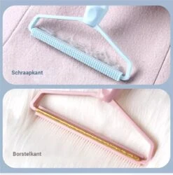 PRO-Deals | Dierenhaar Verwijderen - Haar Verwijderen - Type 2 - Kleur Roze - Kattenharen - Vachtverzorging - Hondenharen - Pluizenverwijderaar - Haaruitval - Kledingreiniger -Huisdier Verkoop 1187x1200